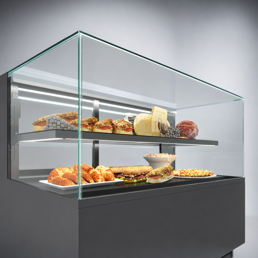 Frameless UV-Bonded Glass