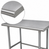 Thumbnail image #4 for Advance Tabco 12-Foot x 24-Inch 16-Gauge 430 Stainless Steel Flat Top Work Table with Open Base