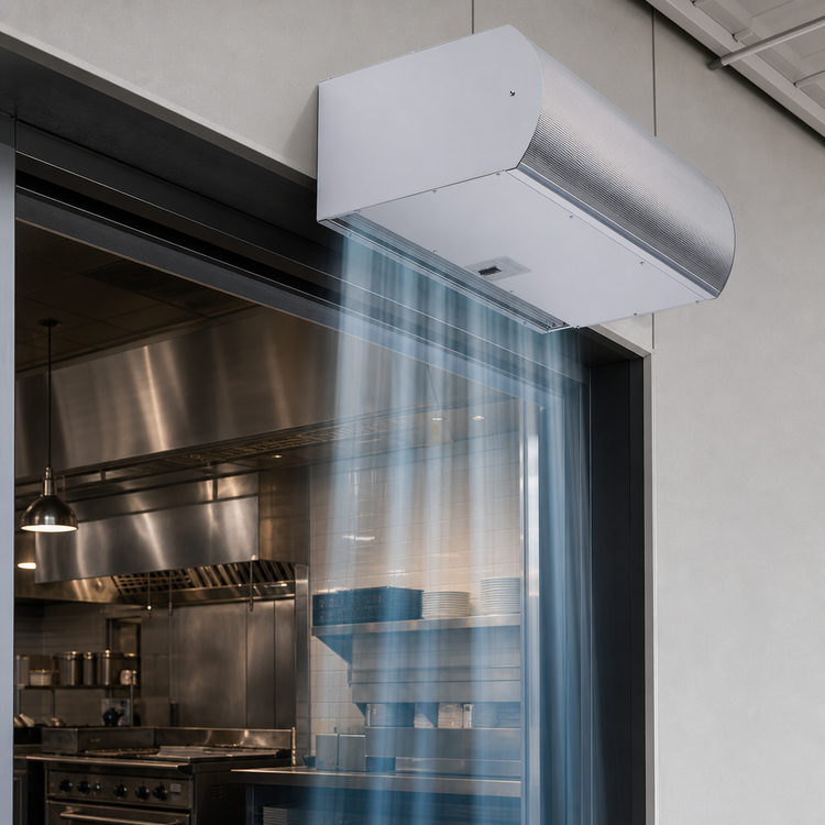 Product image #4 for Berner Architectural Series 96-Inch Unheated High Performance Air Curtain for Doors up to 10 Feet High