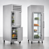Thumbnail image #4 for Spec Series One-Section Pass-Thru Reach-In Refrigerator with 2 Solid Half Front Doors and Glass Rear Door