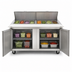 Thumbnail image #4 for Delfield Two-Section Sandwich/Salad Top Refrigerator with 12 1/6-Size Pan Capacity, 60-Inch Wide