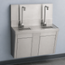 Thumbnail image #4 for Wall-Mounted Still Water Bottle Filler Station with Double Hands-Free Electronic-Eye Faucets