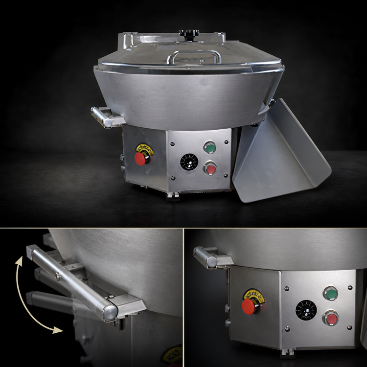 Product image #4 for DoughXpress Automatic Countertop Pizza Dough Rounder, 24-Inch Bowl, 1/2 HP