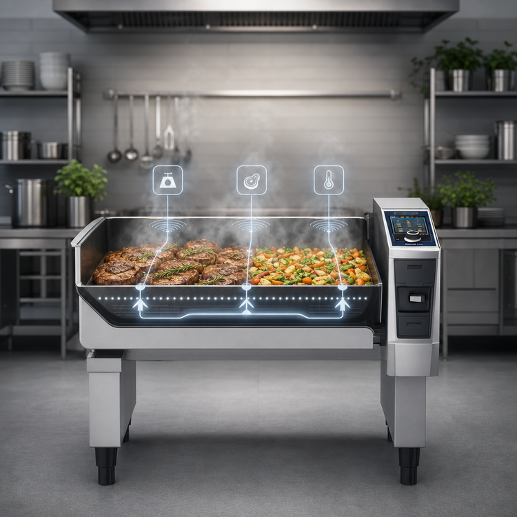 Product image #4 for RATIONAL iVario Pro XL Multifunctional Cooking Center, Braising Pan & Tilt Skillet