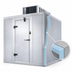 Thumbnail image #4 for AmeriKooler Quick Ship Indoor Floorless Walk-In Cooler, 6' x 10', 35°F, Top-Mount Self-Contained R-448A