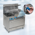 Thumbnail image #3 for Comstock-Castle 24-Inch Commercial Gas Range with Raised Griddle and Space-Saver Oven
