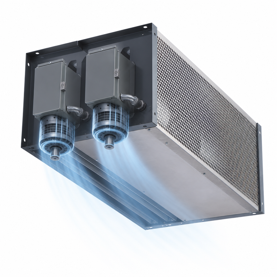Dual 1/2 HP Direct-Drive Motors