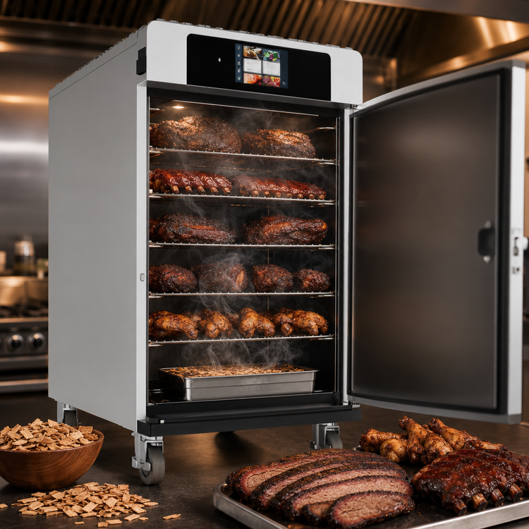 Product image #4 for Halo Heat Electric Cabinet-Style Cook & Hold Smoker Oven, Single Deck, Standard Depth, 120 lb. Capacity