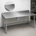 Thumbnail image #4 for Eagle Deluxe Series Stainless Steel Work Table with Rear Upturn, 108