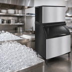 Thumbnail image #4 for Koolaire KDT0400A 30-Inch Air-Cooled Self-Contained Dice Cube Ice Machine, Up to 440 lb per 24 Hours