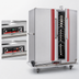 Thumbnail image #4 for EnduraHeat BR96 96-Covered Plate Stainless Steel Heat Retention Banquet Cart