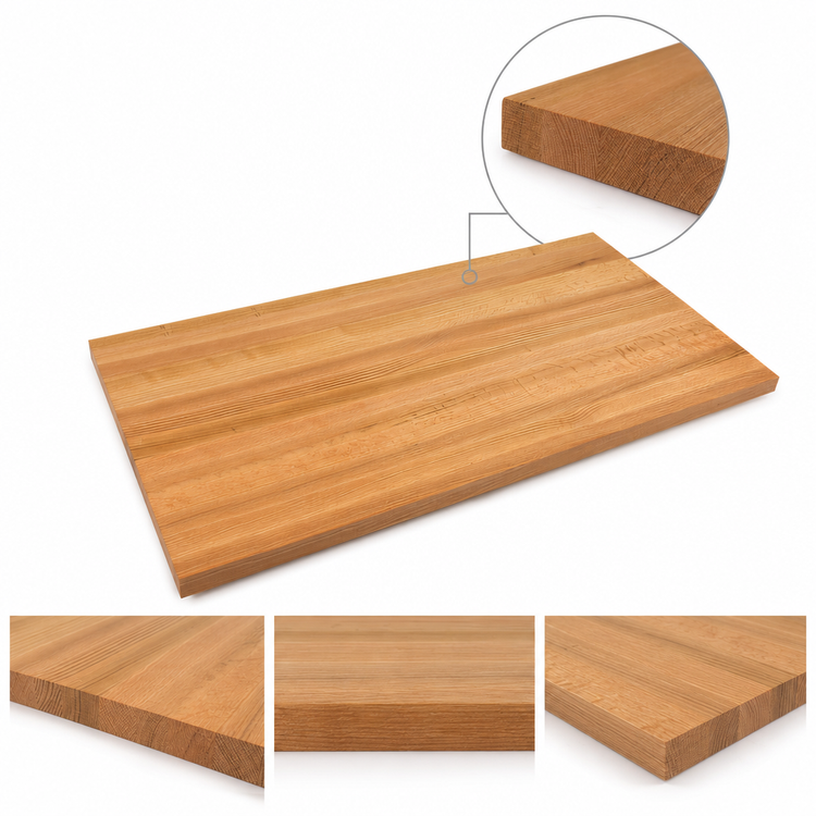 Product image #4 for John Boos Appalachian Red Oak Edge Grain Island Countertop, 36 x 32 x 1-1/2 Inch, Varnique Finish
