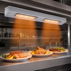 Thumbnail image #4 for Hatco Ultra-Glo® UGAL-18D3 18-Inch Lighted Infrared Strip Heater, Double Ceramic Tile, Aluminum Housing, 3-Inch Spacer