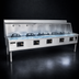 Thumbnail image #4 for York Y-5-SS 5-Chamber Gas Chinese Wok Range with Water-Cooled Top