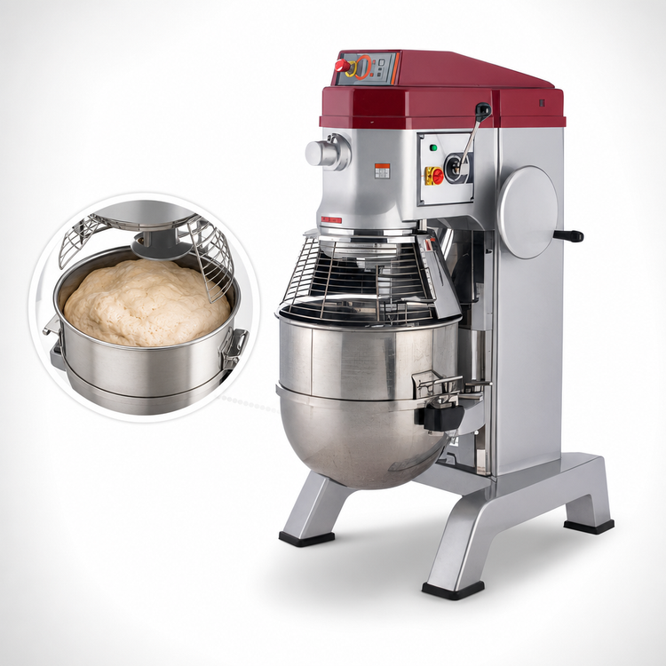 Product image #4 for Axis AX-M60 60-Quart Commercial Planetary Floor Mixer, Gear Driven, #12 Hub
