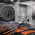Thumbnail image #4 for MasterRange 36-Inch Natural Gas Smokehouse with Left-Hand Door, Standard Galvanized Exterior
