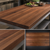 Thumbnail image #4 for Boos Block American Black Walnut Edge Grain Kitchen Countertop, 108 x 36 x 3 Inch, Varnique Finish