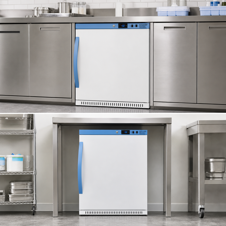 Product image #5 for MOMCUBE™ 3.88 Cu. Ft. Breast Milk Freezer, 23.38-Inch Wide Built-In/Freestanding Undercounter Unit