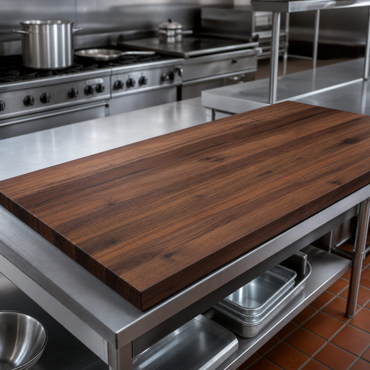 Product image #4 for Boos Block American Black Walnut Edge Grain Kitchen Countertop, 144 x 36 x 1-1/2 Inch, Penetrating Oil Finish