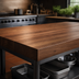Thumbnail image #4 for Boos Block 60-Inch x 27-Inch American Black Walnut Countertop, 3-Inch Thick, Full-Length Edge Grain, Penetrating Oil Finish