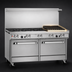 Thumbnail image #4 for Southbend Ultimate 60-Inch Gas Restaurant Range with 6 Burners, 24-Inch Charbroiler and 2 Convection Ovens