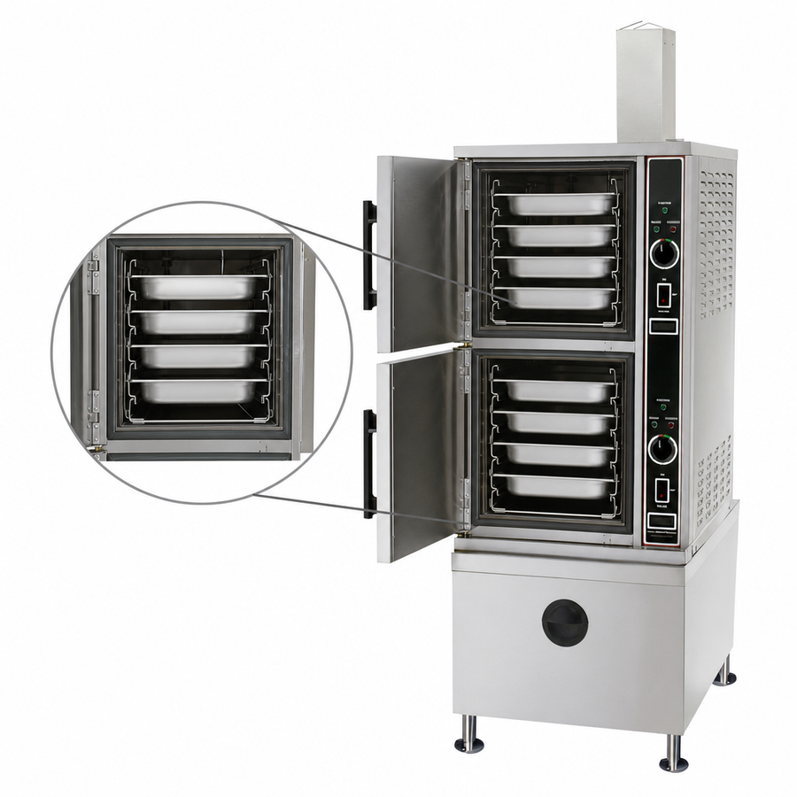 5-Pan Capacity Per Compartment