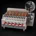 Thumbnail image #4 for American Range ARKB-36-R Countertop Gas Rotisserie Kebob Broiler, 42-Inch Wide, 12-Skewer Capacity