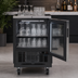 Thumbnail image #4 for KoolMore 25-Inch Commercial Glass Froster, 5 Cu. Ft., Black Steel Finish