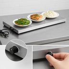 Thumbnail image #4 for BK Resources ESW-1612 Portable Electric Heated Shelf Warmer, 16 x 12 Inches, Stainless Steel, Adjustable Thermostat