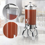 Thumbnail image #4 for Vollrath Somerville™ 4635810 2-Gallon Single Cold Beverage/Juice Dispenser, Stainless Steel, Polycarbonate Container