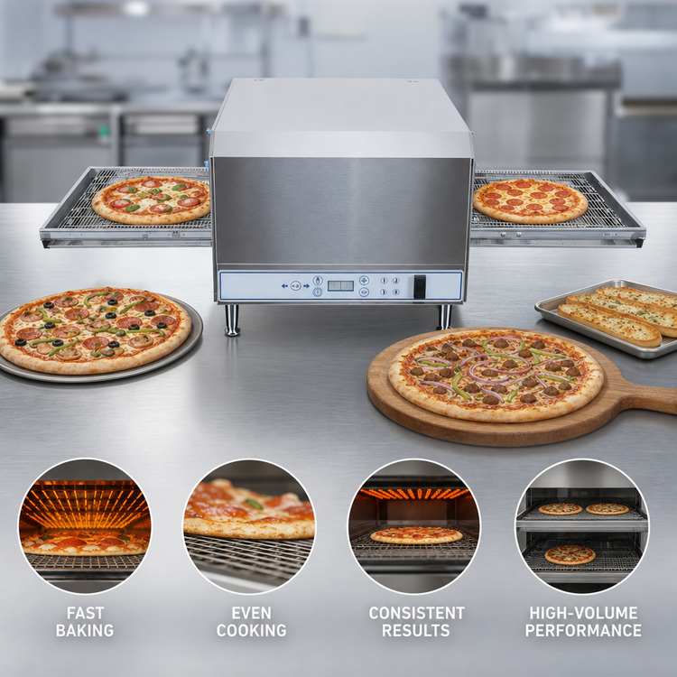Product image #4 for Lincoln DCTI 2500 Series Ventless Digital Countertop Impinger Conveyor Oven with 20-Inch Baking Chamber