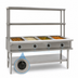 Thumbnail image #4 for Eagle Group 63-1/2-Inch Electric Hot Food Table with 4 Wet/Dry Sealed Wells and Double-Tier Flex-Master Overshelves