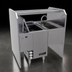 Thumbnail image #4 for Glastender Disassembly Style Pass-Thru Cocktail Station with Integrated Glasswasher, Leftward Workflow, 42 x 32 Inches