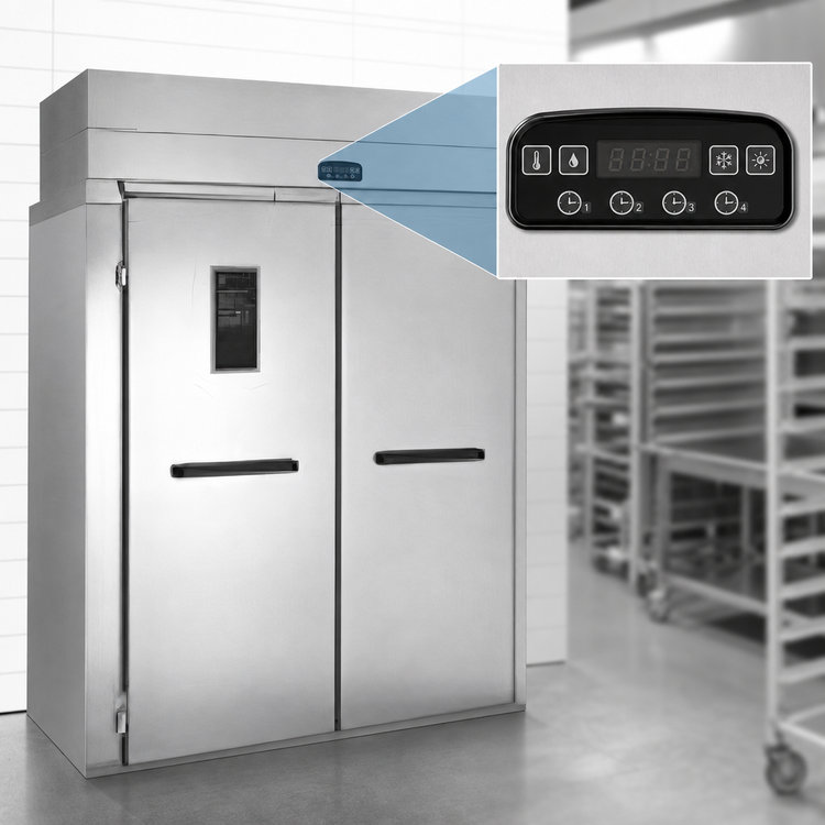 Product image #4 for Baxter RPW2E Double Wide Roll-In Retarder/Proofer Cabinet, 60.5" Deep, Electric Heat, Remote Refrigeration Ready