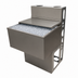 Thumbnail image #5 for BK Resources Insulated Underbar Ice Bin with Sliding Cover, 30 Inch x 21 Inch, 97 lb Capacity, 304 Stainless Steel
