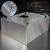 Thumbnail image #4 for John Boos Box-Type Condensate Hood with Starting Exhaust Duct Collar, 42 x 42 x 19 Inches