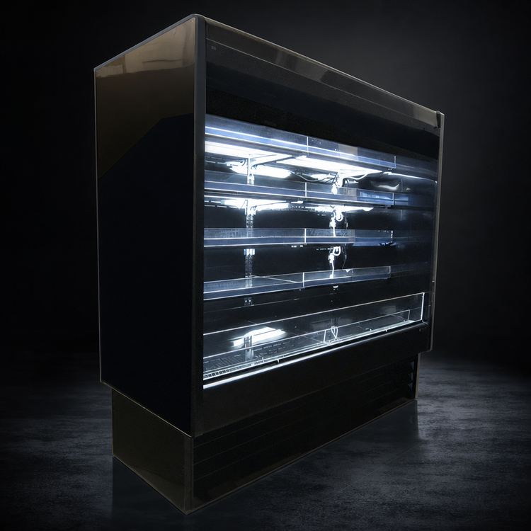Product image #4 for Howard-McCray 35E Series Dairy Open Merchandiser, 51-Inch Wide x 60-Inch High, Remote Refrigeration, LED-Lit Shelves