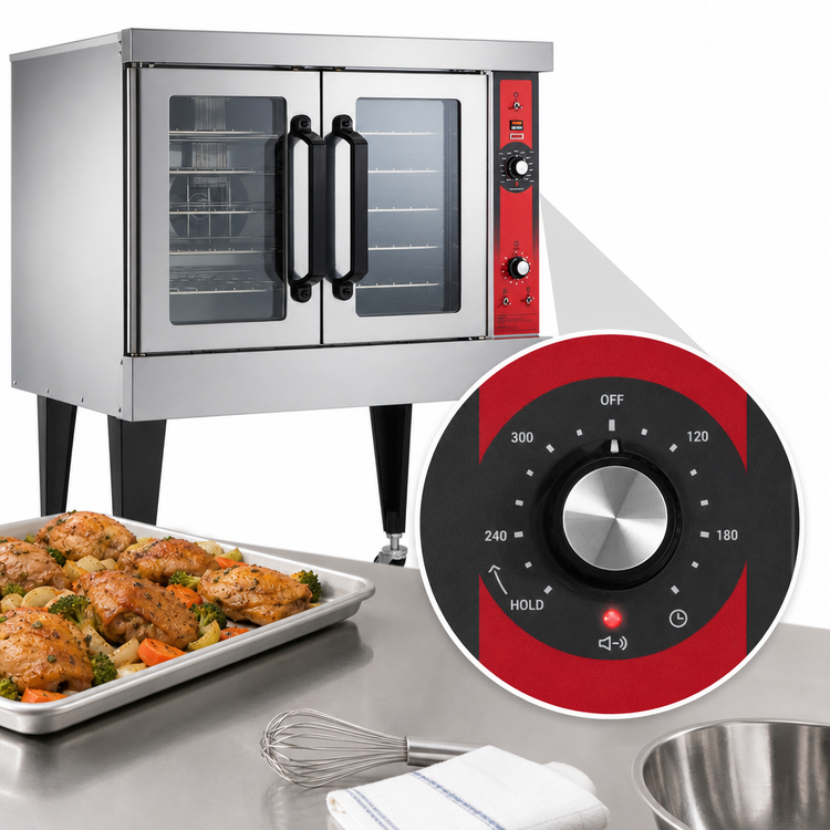 Product image #4 for Vulcan VC5GD Full-Size Single-Deck Standard-Depth Gas Convection Oven with Removable Doors