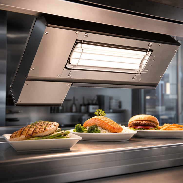 Product image #4 for Hatco Ultra-Glo 30-Inch Lighted Ceramic Infrared Strip Heater