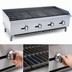 Thumbnail image #4 for Hurakan by Equip.me 48-Inch Gas Countertop Charbroiler with 4 Burners
