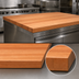 Thumbnail image #4 for John Boos Boos Block 36 x 36 x 3-Inch Edge Grain American Cherry Kitchen Countertop with Varnique Finish