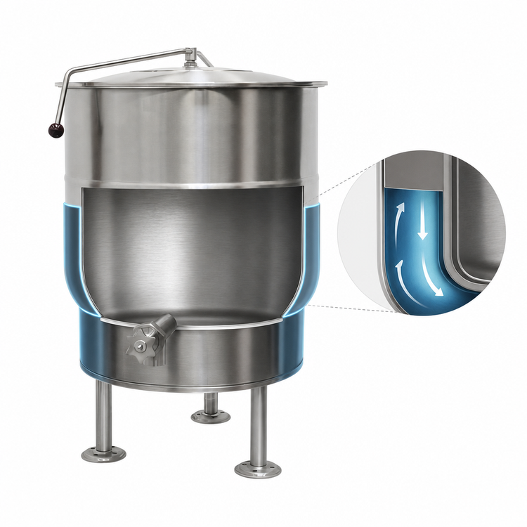 Product image #4 for Southbend Steam KELS-40 40 Gallon Electric Stationary Tri-Leg Steam Kettle
