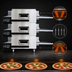 Thumbnail image #4 for Moretti Forni TT96E3S 3-Deck Electric Conveyor Pizza Oven with Stand, 300 13-Inch Pizzas/Hour, 208V, 3-Phase