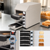 Thumbnail image #4 for BakeMax Countertop Conveyor Toaster with 1-Slice Feed, 180 Pieces/Hour, 120V