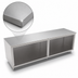 Thumbnail image #4 for John Boos 108-Inch Open Front Cabinet Base Work Table with 16-Gauge Stainless Steel Flat Top