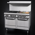Thumbnail image #4 for Southbend S-Series 48-Inch Gas Restaurant Range with 2 Open Burners, 36-Inch Griddle, and 2 Space Saver Ovens