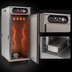 Thumbnail image #4 for hotLOGIX HL6-14 3/4-Height 1-Compartment Humidified Heated Holding Cabinet, Solid Door, Aluminum, 28 Hotel Pan / 14 Sheet Pan Capacity