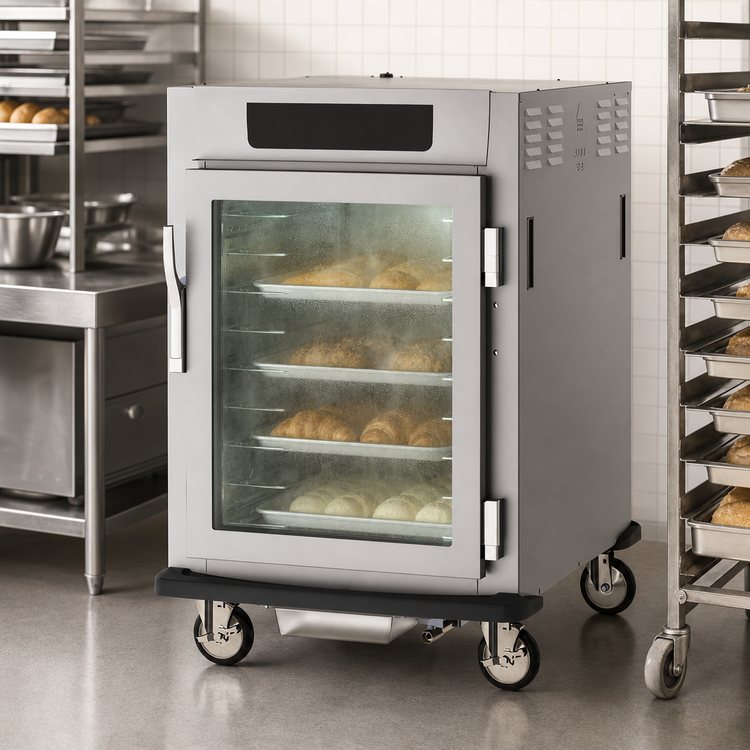 Product image #4 for Metro C5 9 Series Half-Height Controlled Humidity Heated Holding and Proofing Cabinet with Glass Door and Universal Wire Slides