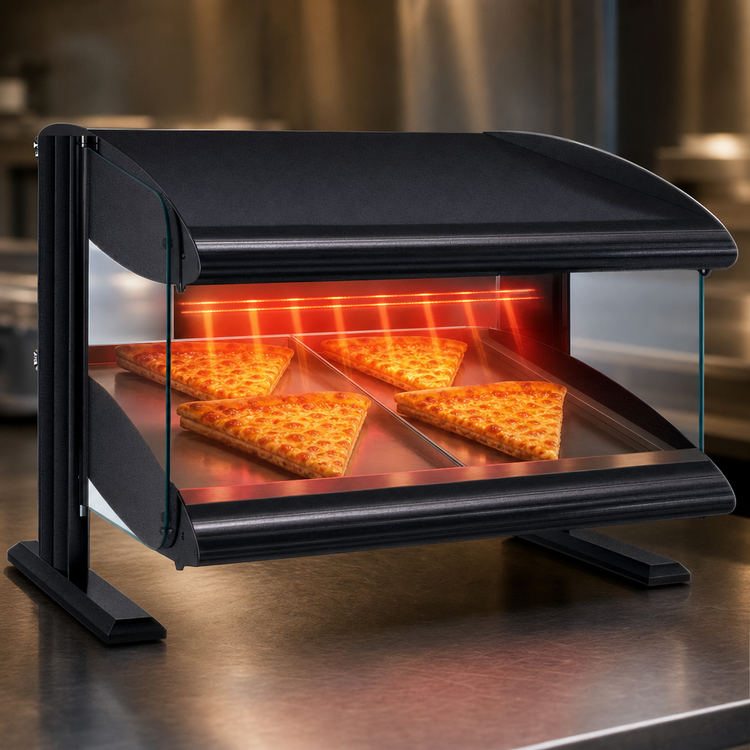 Product image #4 for Hatco HXMS-36 36-Inch Slant Heated Countertop Food Merchandiser with LED Lighting
