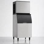 Thumbnail image #4 for Ice-O-Matic B42 351 lb Ice Storage Bin with Top-Hinged Front Door, Aluminum Exterior and Polyethylene Interior